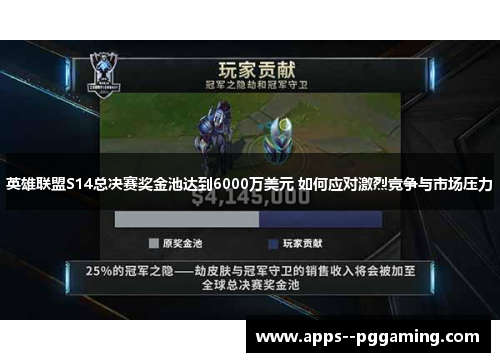 英雄联盟S14总决赛奖金池达到6000万美元 如何应对激烈竞争与市场压力 英雄联盟S14总决赛奖金池达到6000万美元 如何应对激烈竞争与市场压力